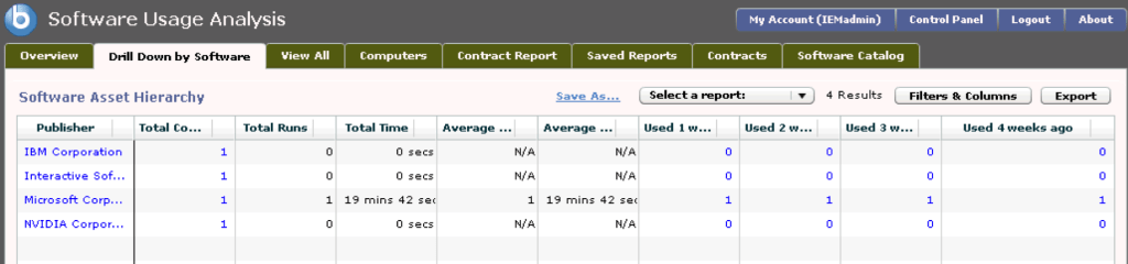 17 - SUA running screen