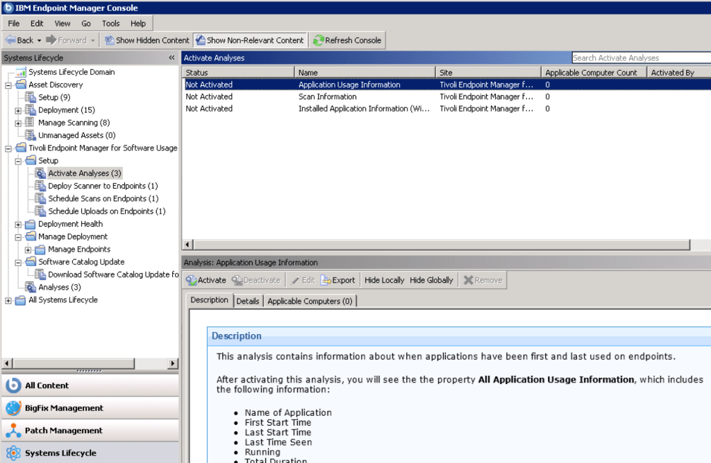 2 - Activate Analysis