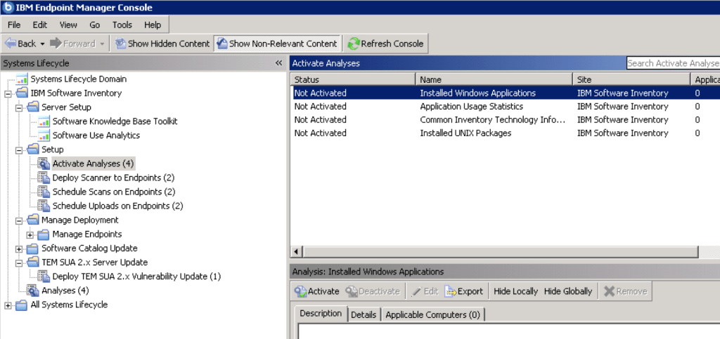 1 - Activate Analysis