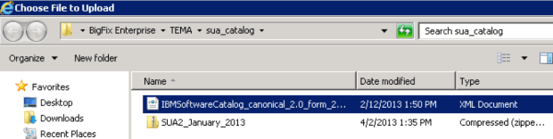 34 - SUA 2 catalog update XML