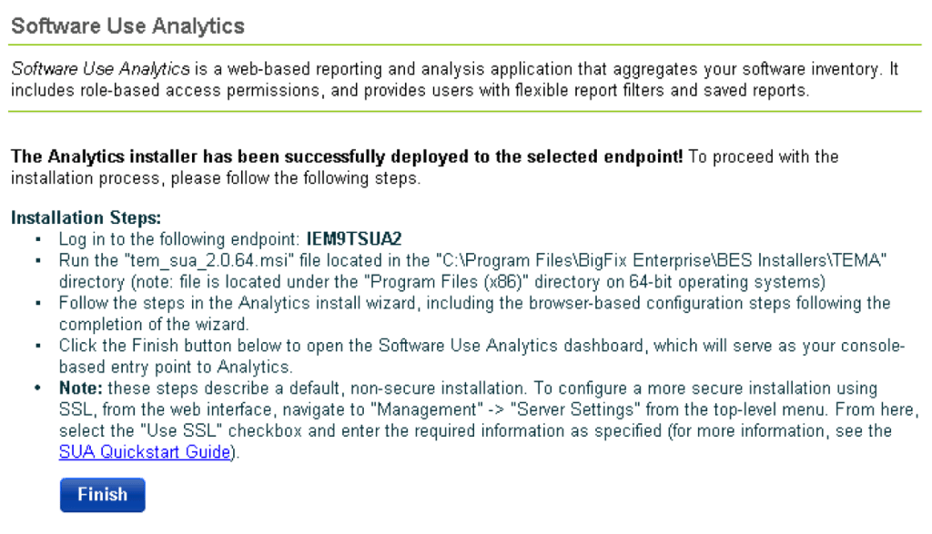 6 - SUA Install to Start