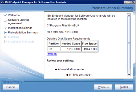 final SUA installer review