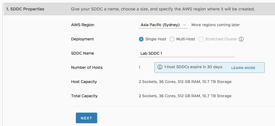 3 - SDDC Properties