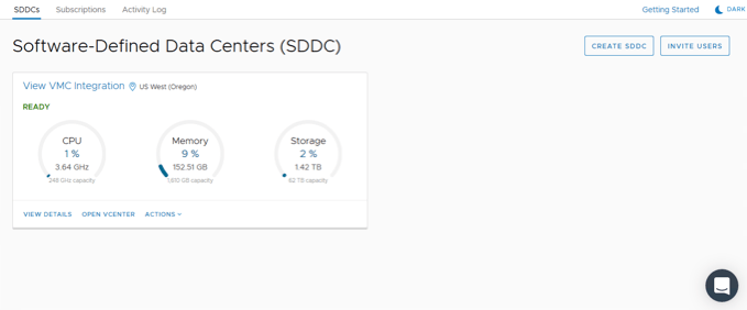 5 - SDDC Created