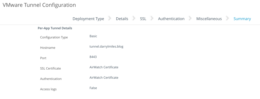 Android-VMware-Tunnel-Summary