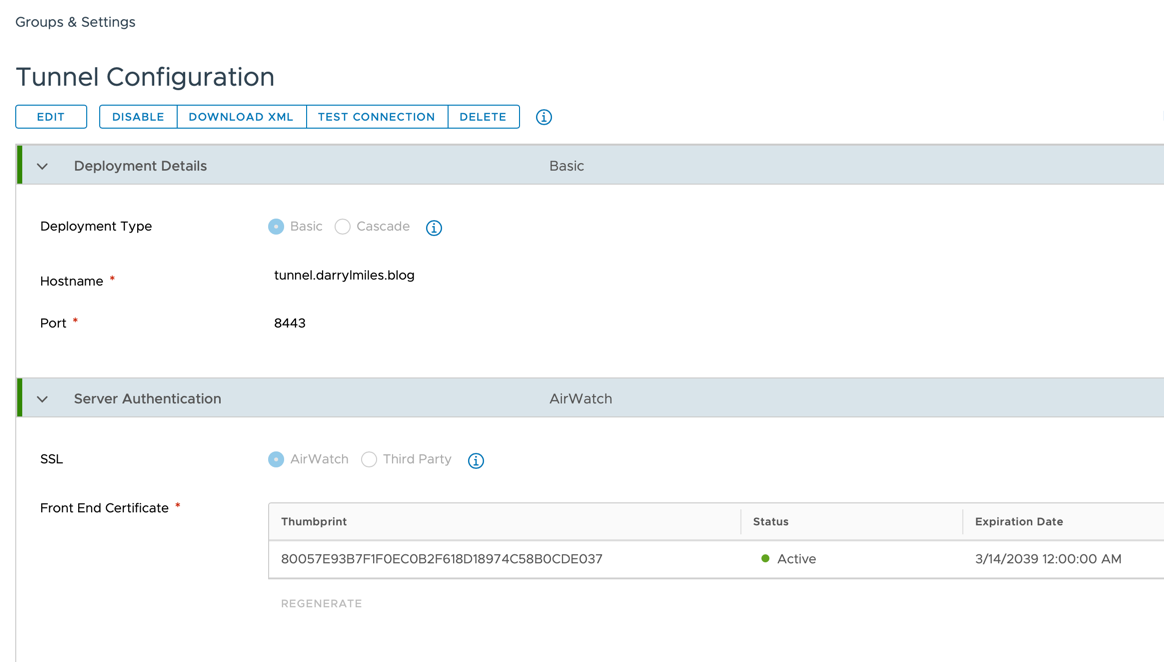 tunnel-configuration